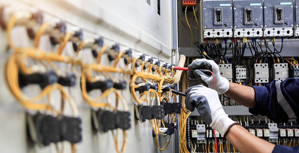 Professional Electrician technician working in Lena, IL